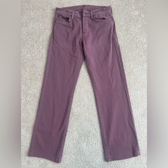 7 For All Mankind Men’s Mauve Standard Jeans - Picture 3 of 7
